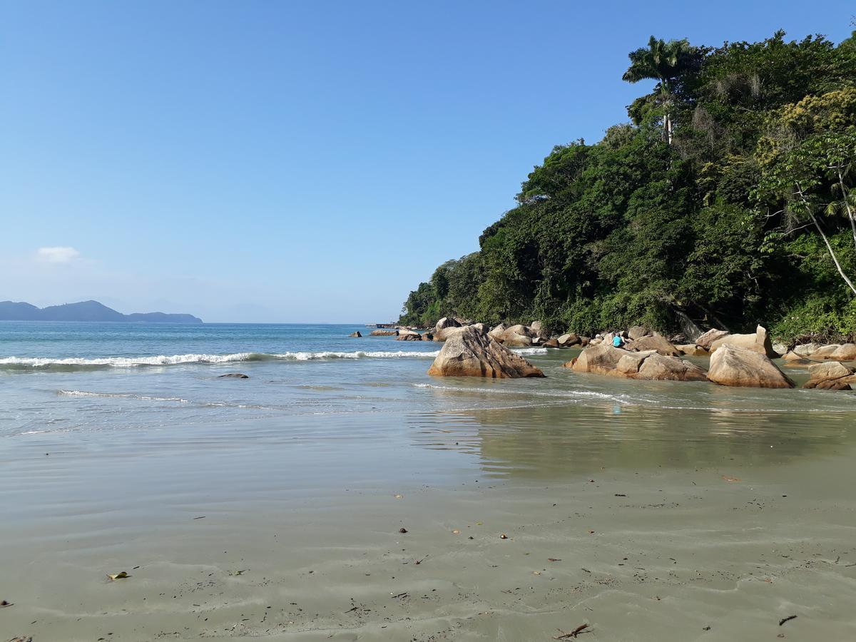 Pe Na Areia Apto 708 Ubatuba Exteriör bild