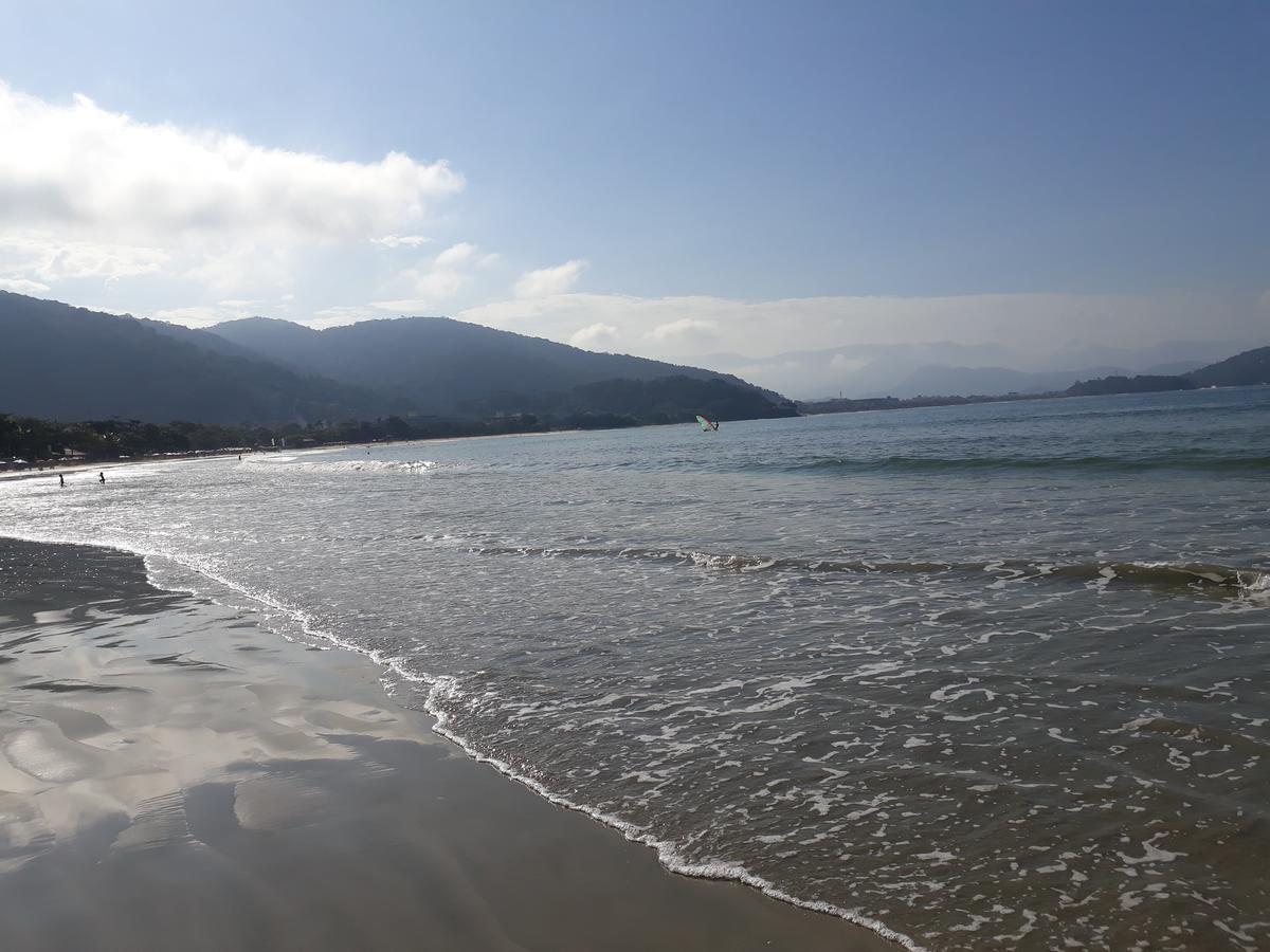 Pe Na Areia Apto 708 Ubatuba Exteriör bild